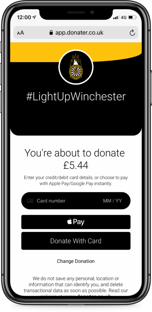 Donate Now Apple Google Pay